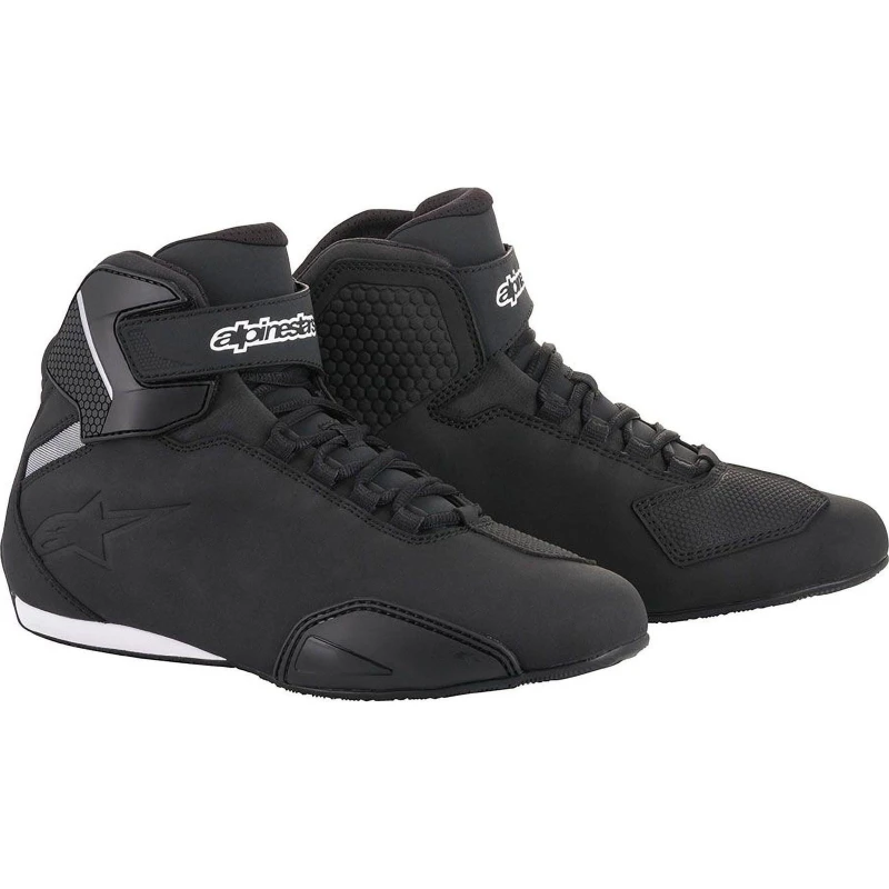 Image of Alpinestars Sektor Motorcycle Boots 43 Black (UK 9) Black