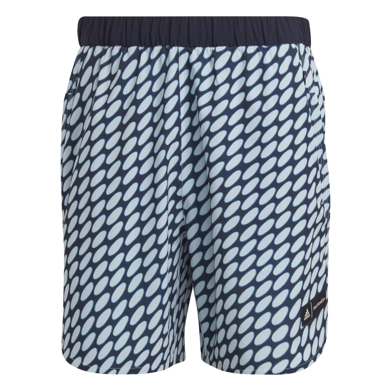 Image of Adidas X Marimekko Designed For Training Shorts Me Gym Short Mens - Blue Blue XS