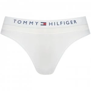 Image of Tommy Bodywear Sheer Flex Thong - White