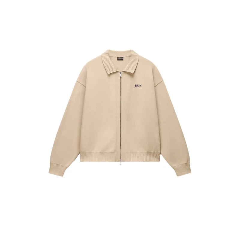 Image of Sweater Napapijri Optical Beige Male L