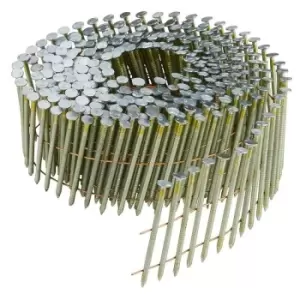 Image of DEWALT 45 x 2.03mm 15° Ring Shank Galvanised Coil Nails - Box of 17,500 - N/A