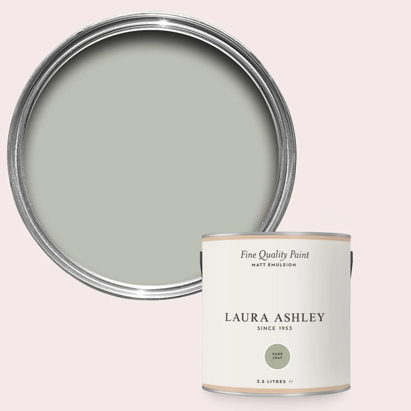 Image of Laura Ashley Sage Leaf Paint Kitchen and Bathroom Sage Leaf unisex 2.5L