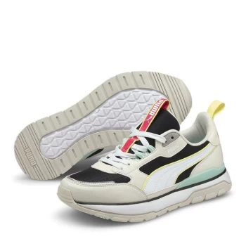 Image of Puma R78 Trek Womens Trainers - Black/White
