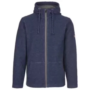 Image of Trespass Mens Scawton Zipped Hoodie (M) (Navy Marl)