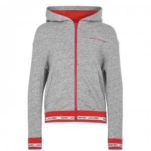 Image of Marc Jacobs Junior Boys Band Tape Hoodie - Chine Grey A35