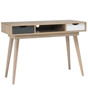 Image of LPD Scandi Desk with Grey Drawer