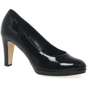Image of Gabor Splendid Womens High Heel Court Shoes womens Court Shoes in Black