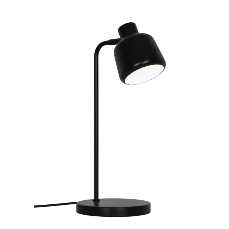 Image of Nordlux Indoor Table lamp Black Metal E14 White Inner - Mains Powered, IP20 Black Unisex