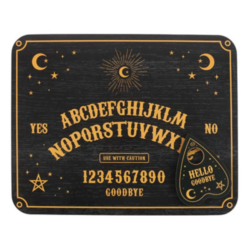 Image of Something Different Something Different Planchette Talking Board in Black One Size Unisex 5063652156346