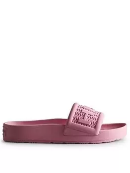 Image of Hunter Hunter Bloom Algae Foam Hunter Slide - Pink, Size 4, Women
