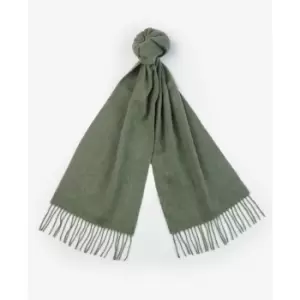 Image of Barbour Lambswool Woven Scarf - Green