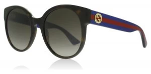 Image of Gucci 0035S Sunglasses Havana 004 54mm