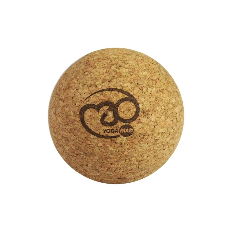 Image of Fitness-Mad Cork Massage Ball - 7cm Brown unisex One Size