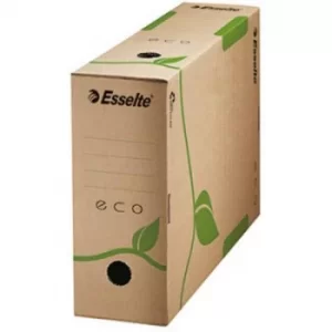 Image of Esselte Box file 623917 100 mm x 327mm x 233mm Corrugated cardboard Ecru brown