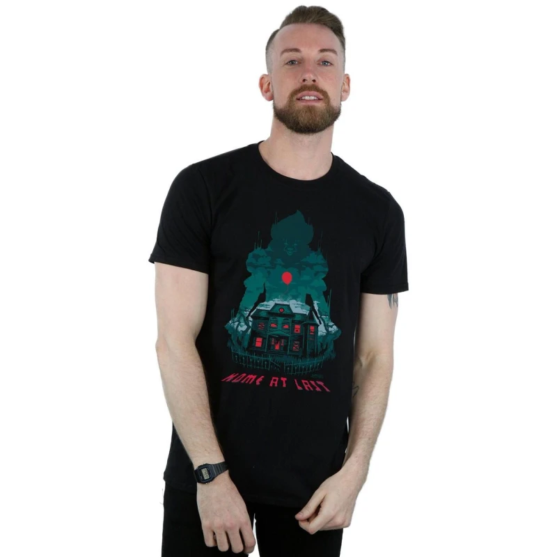 Image of IT Chapter Two IT Chapter Two Men Pennywise Home At Last T-Shirt in Black Size: Small Black S Male 5059308778420
