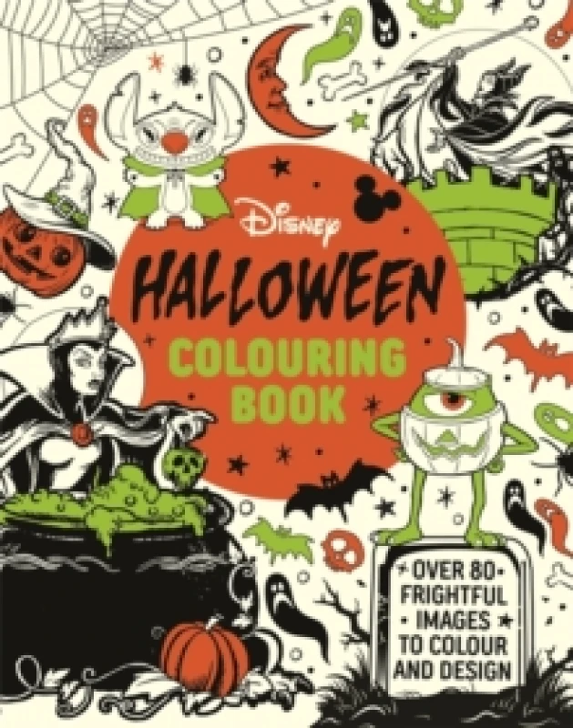 Image of Disney Halloween Colouring Book : Over 80 spooky images to colour and design Paperback / softback