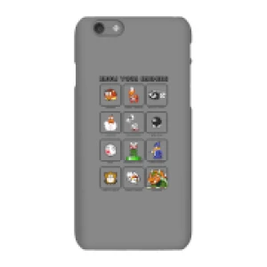 Image of Nintendo Super Mario Know Your Enemies Phone Case - iPhone 6S - Snap Case - Gloss