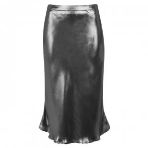 Image of SET Shiny Skirt - Silver 9624