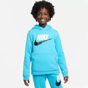 Image of Nike Sportswear Club Fleece Big Kids Pullover Hoodie - Blue