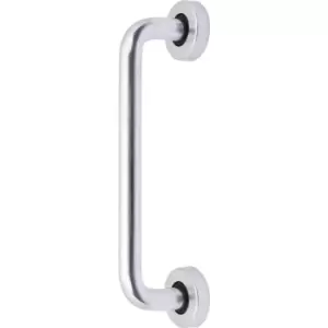 Image of Eclipse D Shape Aluminium Pull Handle 225mm in Silver