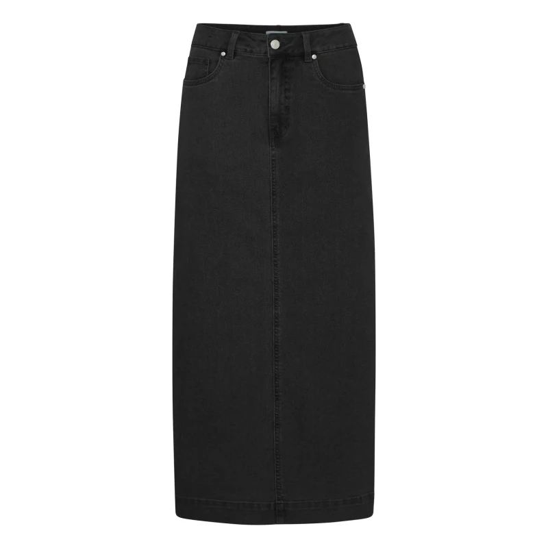 Image of fransa Denim skirt For Her fransa Fxdenima 1 Noir Female 40