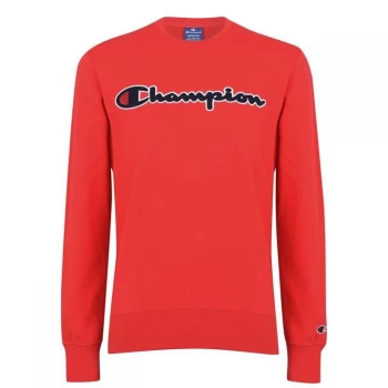 Image of Champion Logo Sweatshirt - Red RS041