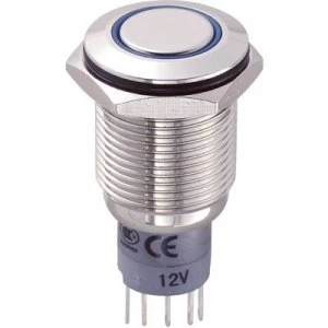 Image of TRU COMPONENTS LAS2GQF 11EB12VNP Tamper proof pushbutton 250 V AC 3 A 1 x OnOn IP67 momentary