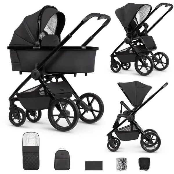 Image of Venicci Tinum Edge SE 2 In 1 Pram Pushchair - Raven
