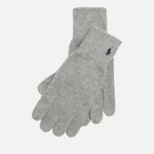 Image of Polo Ralph Lauren Mens Recycled Touch Gloves - Classic Grey Heather