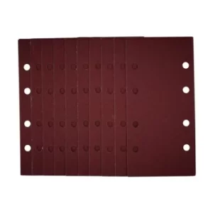 Image of Draper 1/3 Sanding Sheets with Hook and Loop, 93 x 190mm, 120 Grit (Pack of 10)