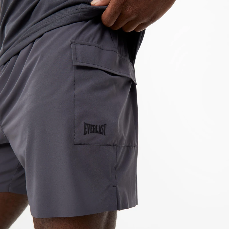 Image of Everlast 5-Inch Cargo Shorts Mens - Grey Grey S