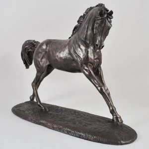 Image of Cantering Arabian by Harriet Glen Cold Cast Bronze Sculpture