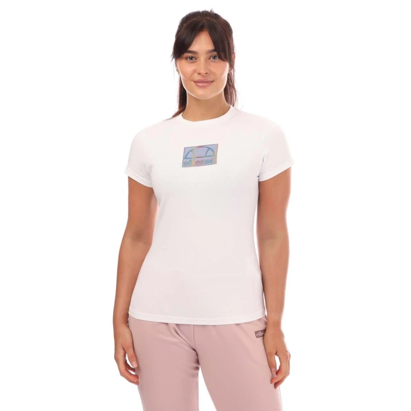 Image of Ellesse Karen T-Shirt - White White 8