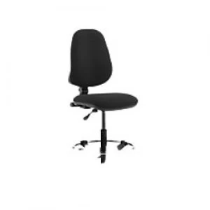 Image of Task Office Chair Eclipse I Lever Black Fabric With Hi Rise Draughtsman Kit