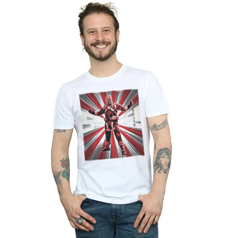 Image of Marvel Marvel Men Black Widow Movie Red Sparrow Fits T-Shirt in White Size: Small White S Male 5059400796018