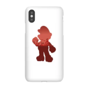 Image of Nintendo Super Mario Mario Silhouette Phone Case - iPhone X - Snap Case - Matte