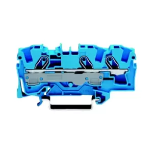 Image of Wago 2006-1304 3 Conductor Through Terminal Block Blue