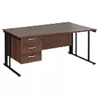 Image of Dams International Wave Desk MCM16WRP3KW 1,600 x 725 x 800 - 990 mm