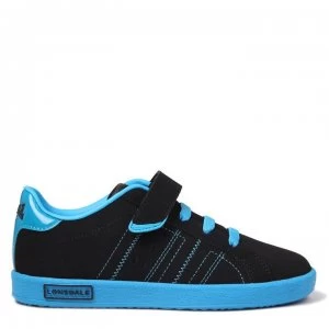 Image of Lonsdale Oval Childrens Trainers - Black/Blue