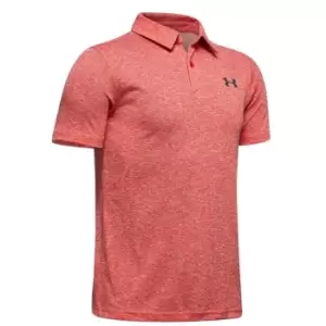 Image of Under Armour Armour Tour Tips Polo Junior Boys - Red