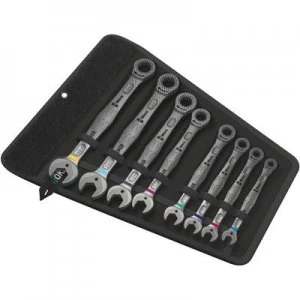 Image of Wera 05020012001 Joker Ratcheting crowfoot wrench set 8 Piece 1/2 - 11/16