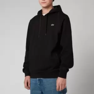 Image of Lacoste Mens Pullover Hoodie - Black - 4/M