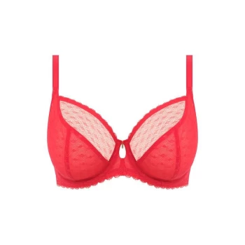 Image of Freya Signature Underwired Plunge Bra - Red