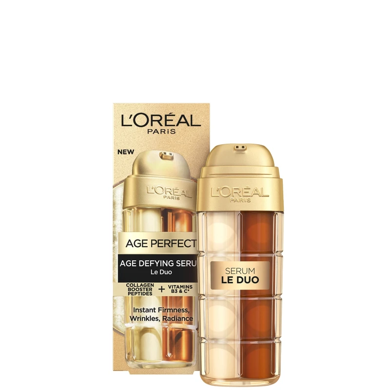 Image of LOreal Paris Age Perfect Serum Le Duo with Collagen Peptides 30ml