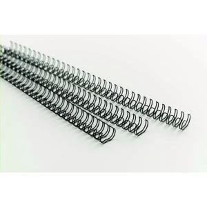 Image of Original Acco GBC A4 6mm 21 Loop Wires US Pitch White Pack of 100