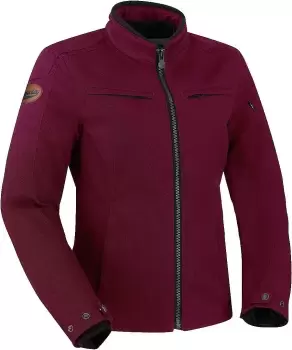 Image of Segura Garrisson Ladies Motorcycle Textile Jacket, red, Size 36 for Women, red, Size 36 for Women