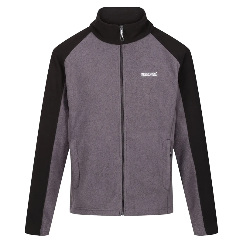 Image of Regatta Regatta Men 'Hedman II' Heavyweight Full Zip Fleece in Mid Grey Size: X-Large Mid Grey XL Male 5051513803560