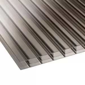 Image of Corotherm Bronze Polycarbonate Glazing Sheet, (L)3M (W)0.7M (T)16mm