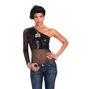 Image of Bristol Novelty Womens/Ladies Hip Hop Mesh Top (One Size) (Black)