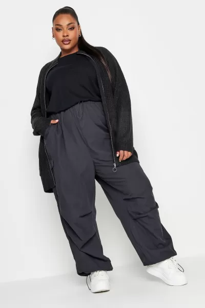 Image of Yours Zip Thru Cardigan Black